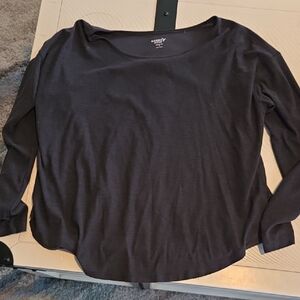 Old Navy Women's Black Long Sleeve Tee